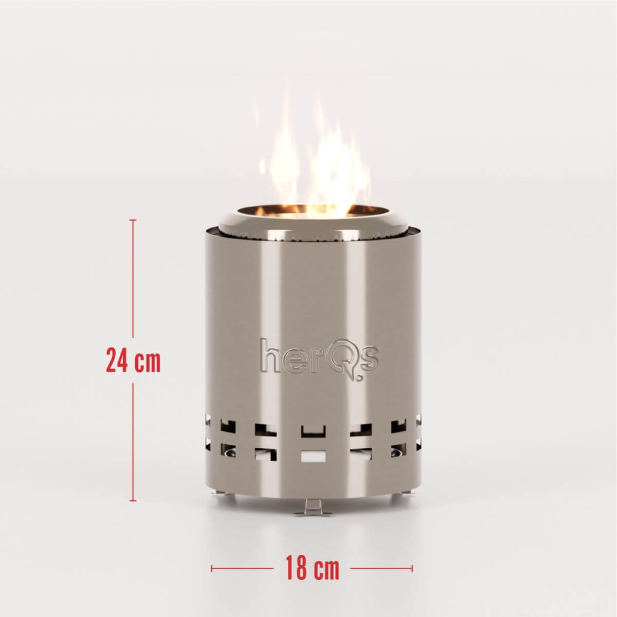 herQs Smokeless FirePit Mighty