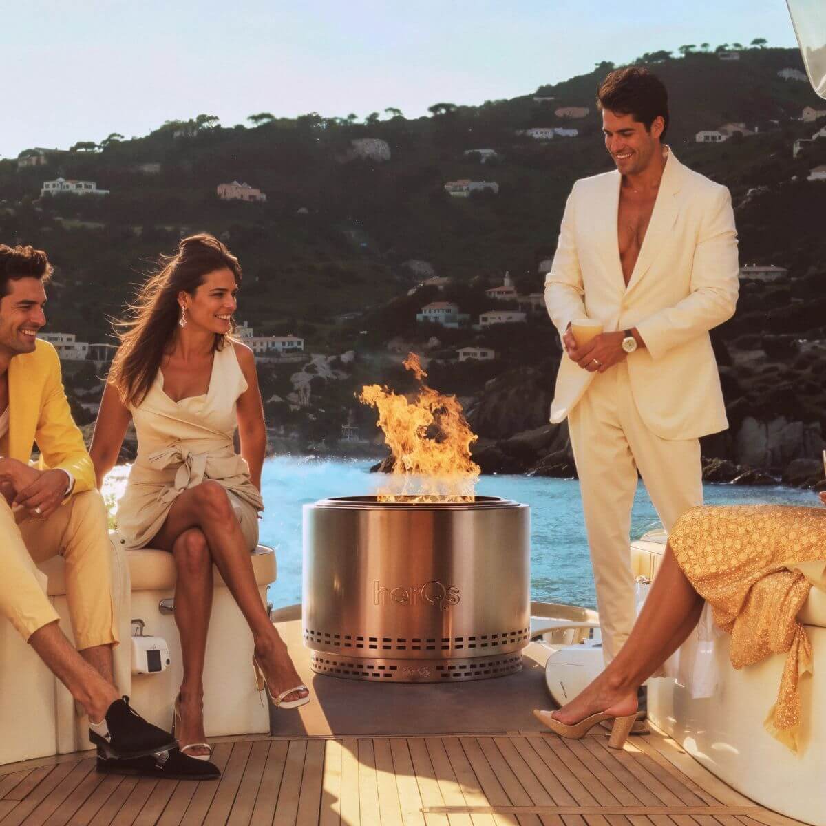 herQs Smokeless FirePit Chief + Premium Houtpellets Voordeelbundel