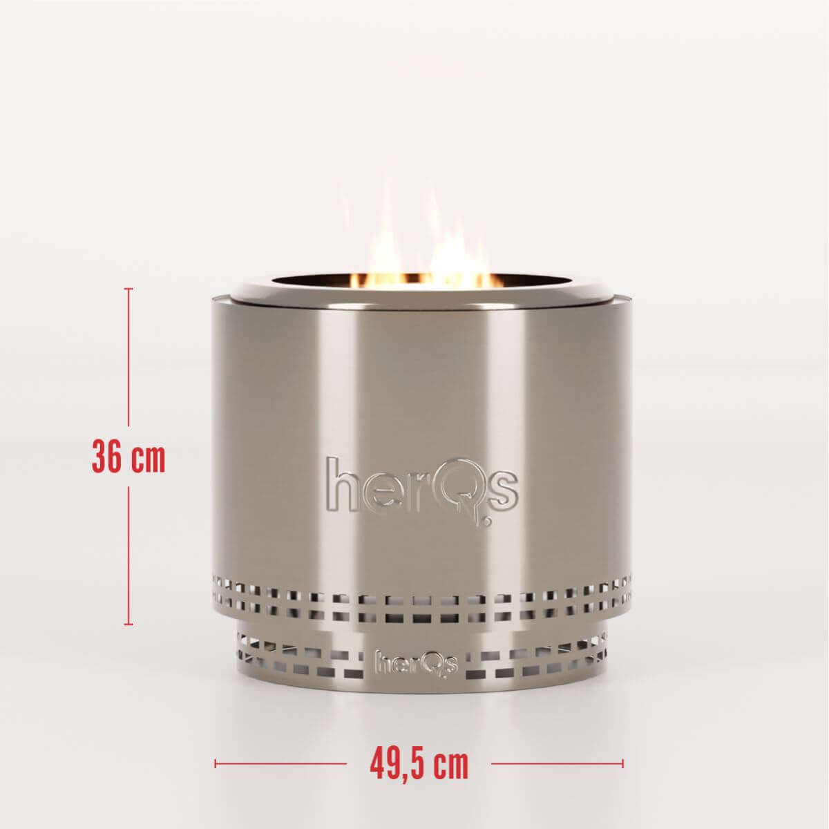 herQs Smokeless FirePit Chief