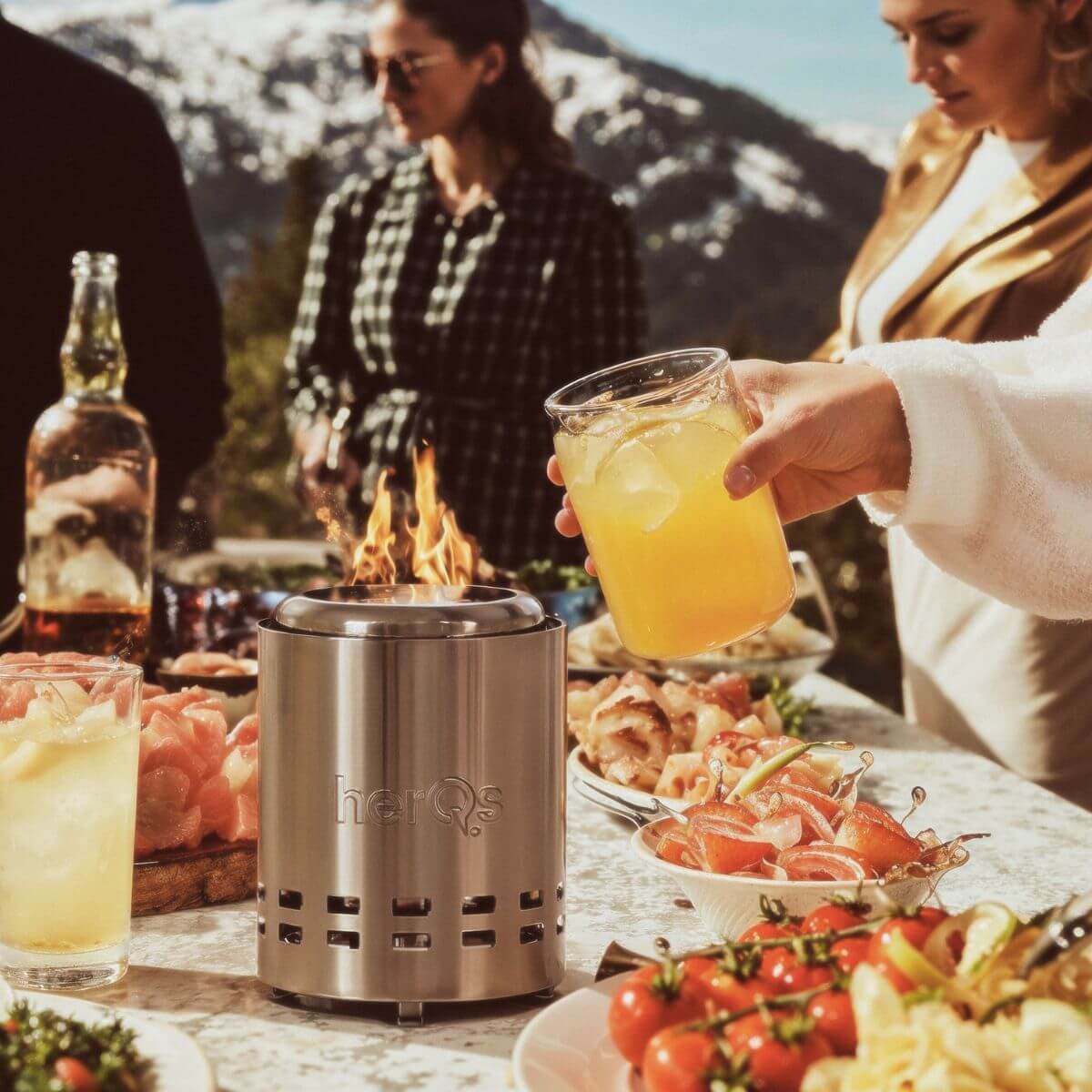 herQs Smokeless FirePit Mighty