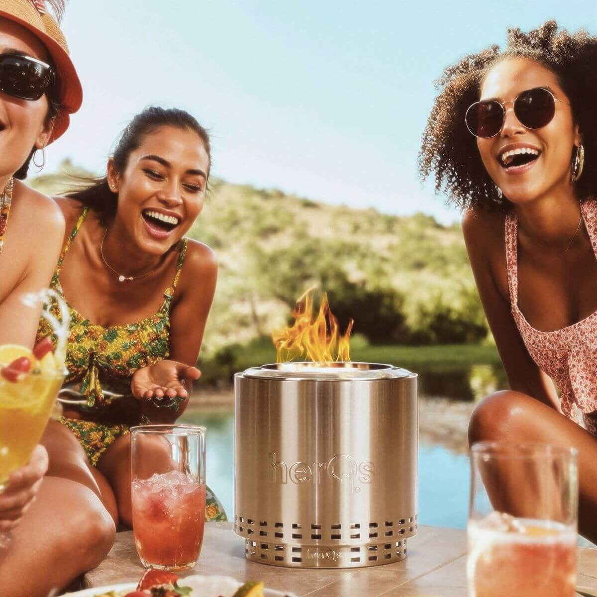 herQs Smokeless FirePit Cozy