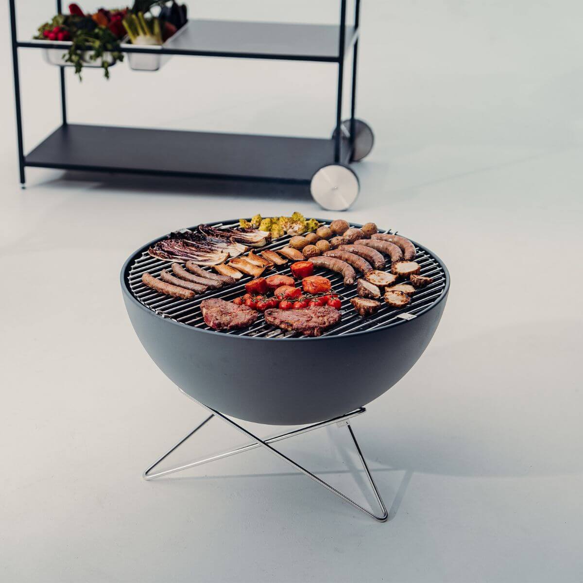 Höfats Bowl 70 Vuurkorf met Stervoet