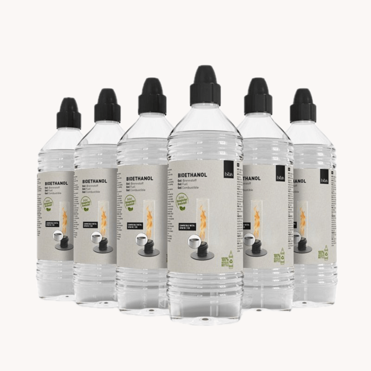 Höfats Bio-ethanol Gel Fuel 1L Fles | Six-Pack