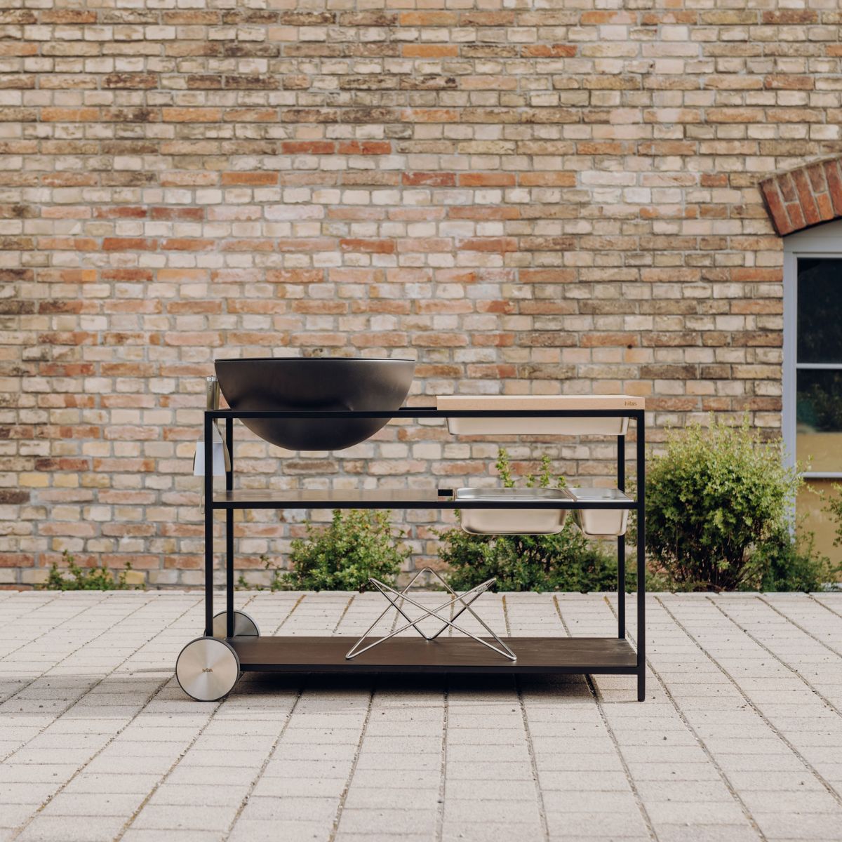 Höfats Fire Kitchen met Bowl 57 Plancha BBQ Set
