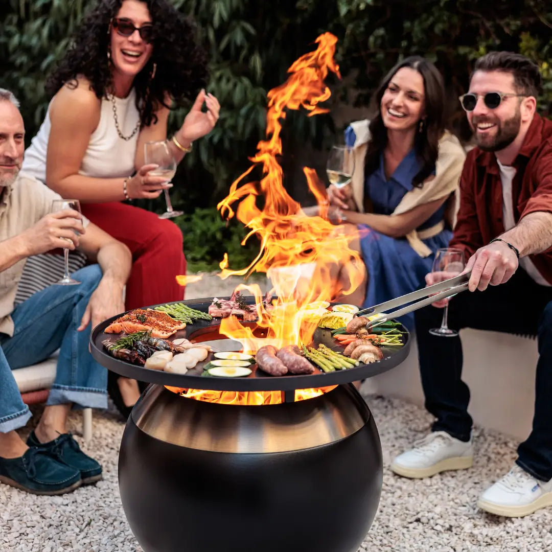 Höfats Moon 55 Plancha BBQ Set Laag