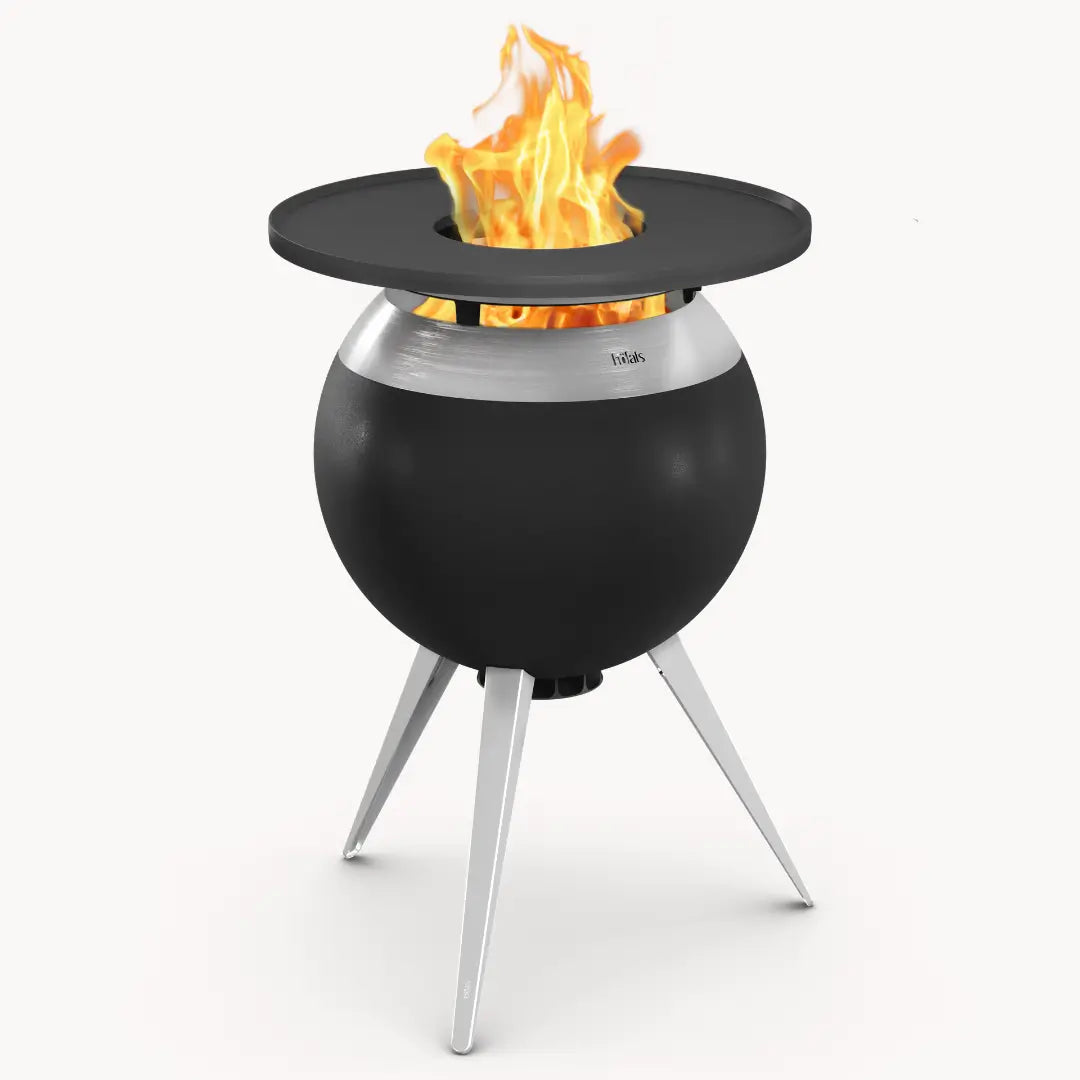 Höfats Moon 55 Plancha BBQ Set Hoog & Lage voet