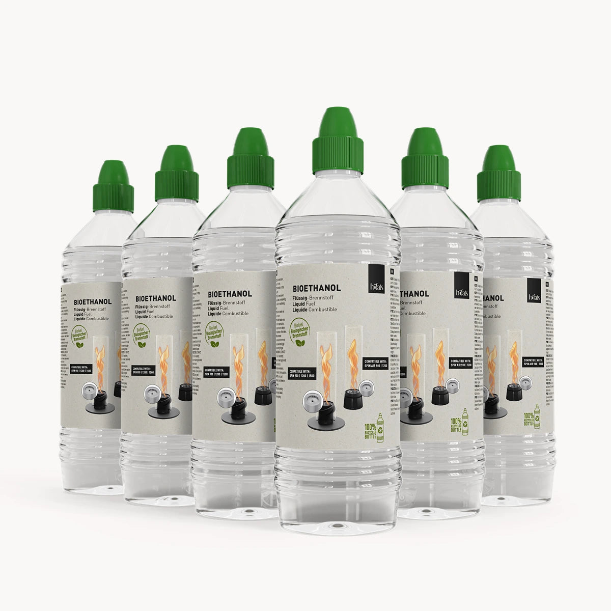 Höfats Bio-ethanol Liquid Fuel 1L Fles | Six-Pack
