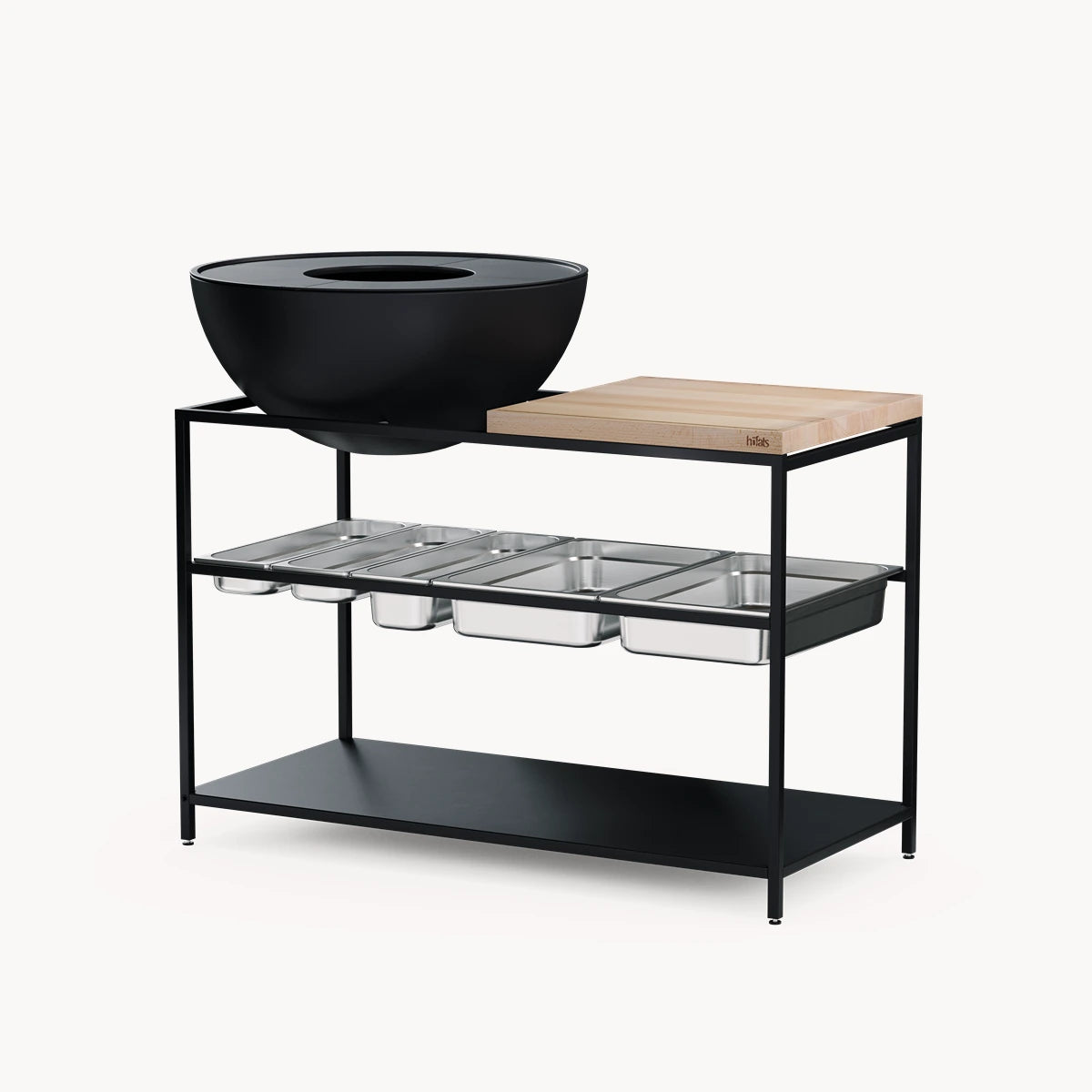 Höfats Fire Kitchen RVS Bakken-set