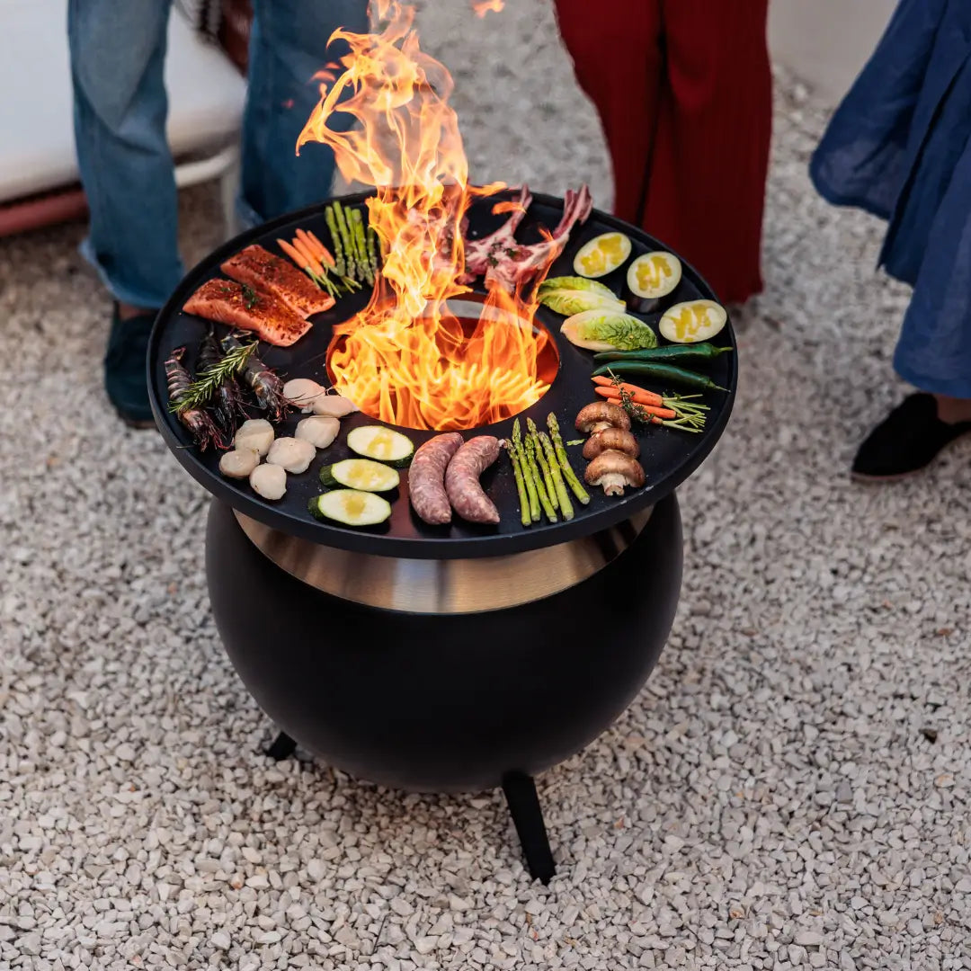 Höfats Moon 55 Plancha BBQ Set Laag