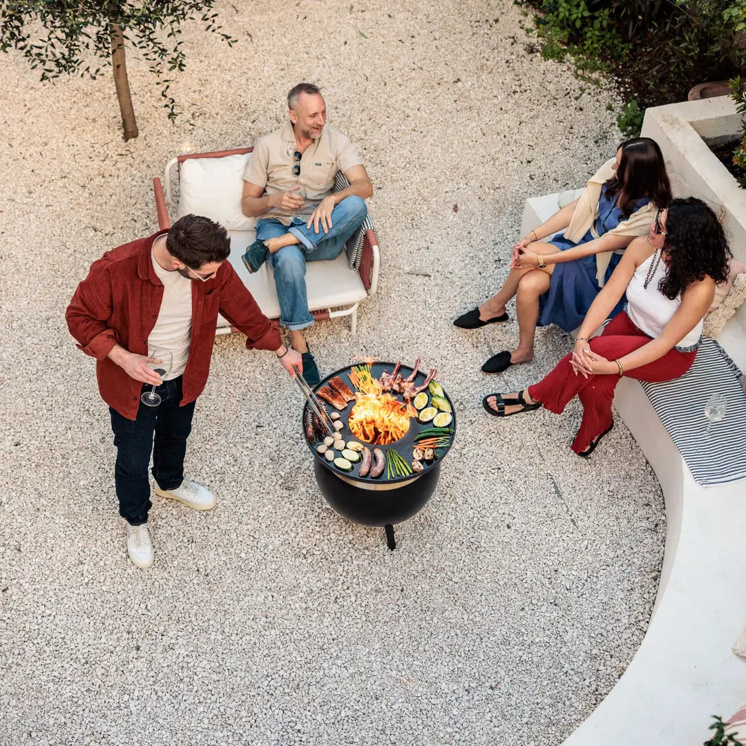 Höfats Moon 55 Plancha BBQ Set Laag