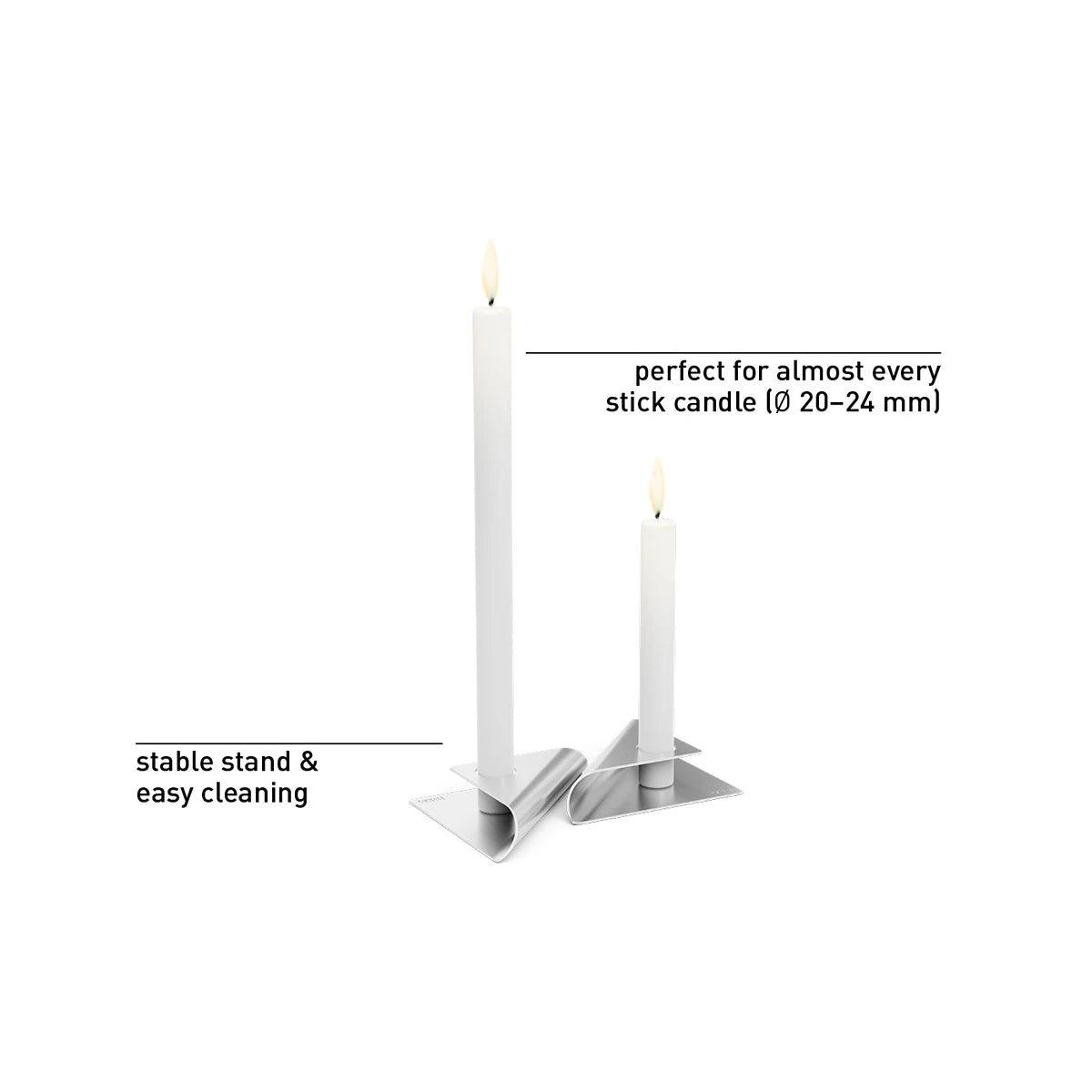 Höfats Square Candle Kaarsenhouder 4x